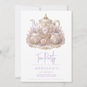 Birthday Tea Invitation