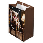 Birthday Teddy Bear On A Chair Medium Gift Bag