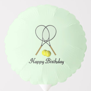 Birthday Tennis Green Sports Balloon