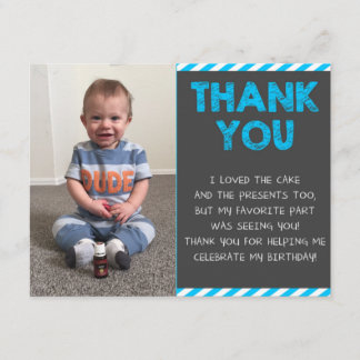 Birthday Thank you Card