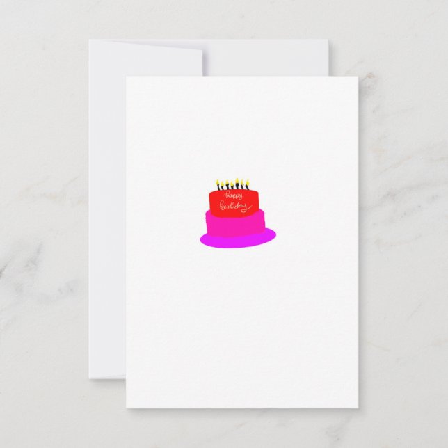 Birthday! Thank You Card (Front)