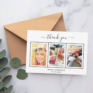 Birthday thank you custom photo script