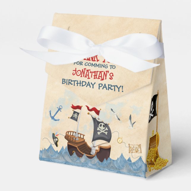 Birthday Thank You  Favor Boxes (Front Side)