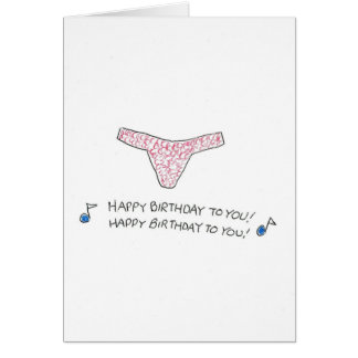 Thong Cards | Zazzle