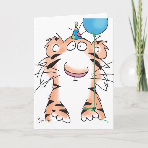 BIRTHDAY TIGER CARD