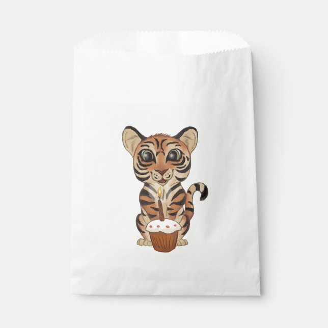 Birthday Tiger Favor Bag (Front)