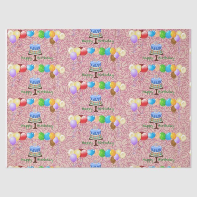 Birthday tissue Paper (Front)