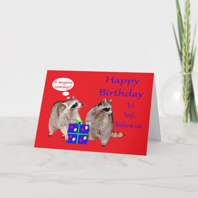 Birthday To Brother-in-Law Greeting Card (Front)
