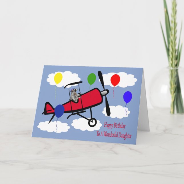 Birthday To Daughter Greeting Card (Front)