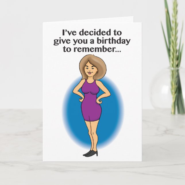 Birthday To Remember Card (Front)