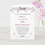 Birthday to Wife Personalize with Name Card