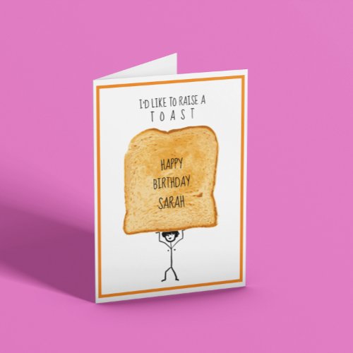 Birthday Toast Card