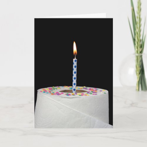 Birthday Toilet Paper Card