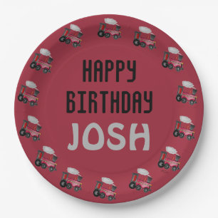 Birthday Train Paper Plates