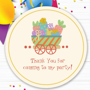 Birthday Train Presents Sticker