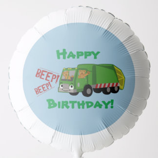 Birthday Trash Truck Balloon