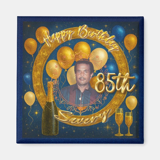 'Birthday Treasures: Designs for every Age' Magnet (Front)