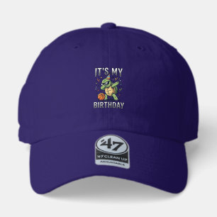Birthday Turtle Basketball Party Vector Design_1 47 Brand Hat