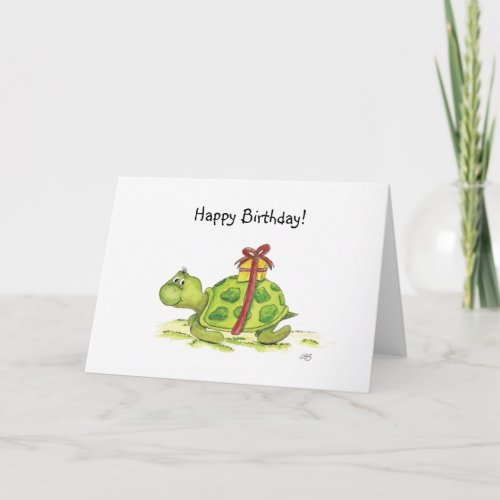 Birthday Turtle Card