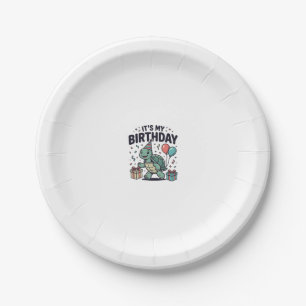 Birthday Turtle Party Vector Design_1 Paper Plates