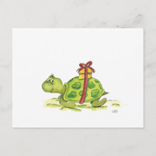 Birthday Turtle Postcard