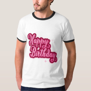 Birthday Typography Sayings T-Shirt