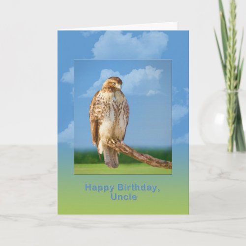 Birthday, Uncle, Rough Legged Hawk Bird