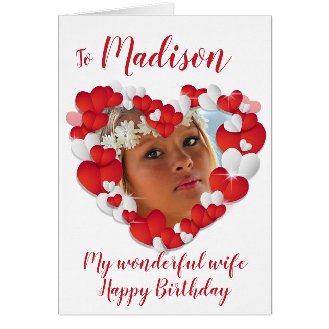 Birthday-Upload Photo-Personalize-Modern-Love- (Front)