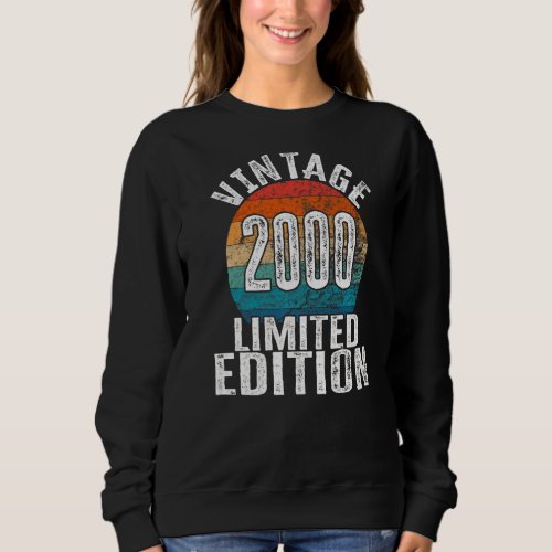 birthday vintage 2000  bday sweatshirt