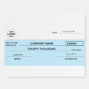 Birthday voucher - personalized voucher foam board