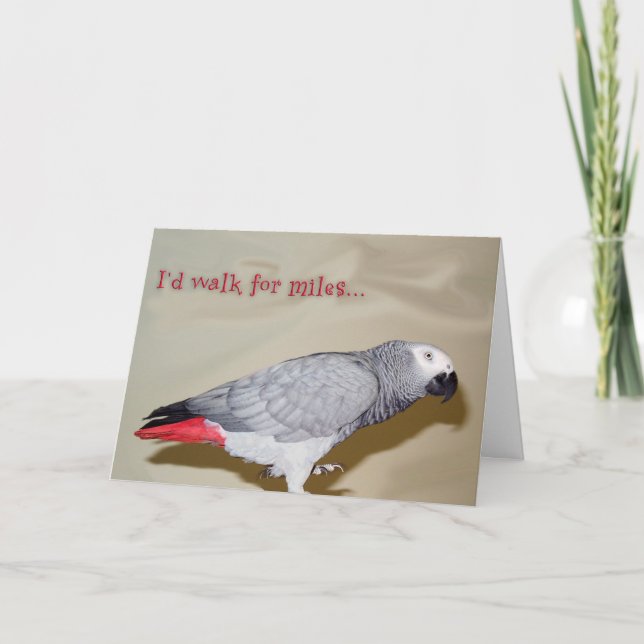 Birthday Walk For Miles Card (Front)