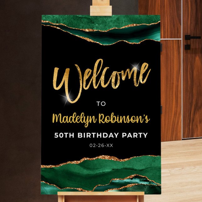 Birthday Welcome Sign Birthday Welcome Poster Blac (Creator Uploaded)