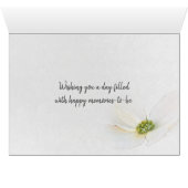 birthday white daisy (Inside Horizontal (Bottom))