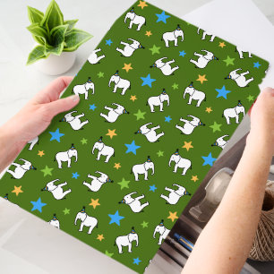 Birthday White Elephant Envelope Mailer (Green)