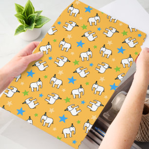 Birthday White Elephant Envelope Mailer (Yellow)