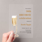 Birthday white gold champagne pearls clear