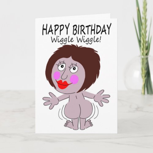 Birthday Wiggle Wiggle  Card