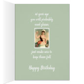 Birthday Wine Lovers Funny Wishes Cards (Inside (Right))