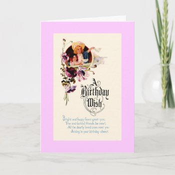 Birthday Wish Card by bethd821 at Zazzle