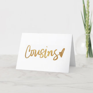 BIRTHDAY WISH "COUSIN" & "BEST FRIEND" CARD