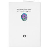 Birthday Wish Iris Card (Back)