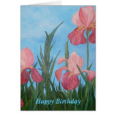 Birthday Wish Iris Card (Front)