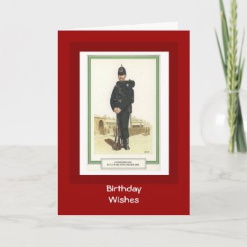 Birthday  Wishes  1903  Constable Ric Card by windsorprints at Zazzle