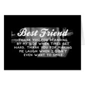 "BIRTHDAY WISHES" AND "THANKS" TO MY BEST "FRIEND" (Front Horizontal)