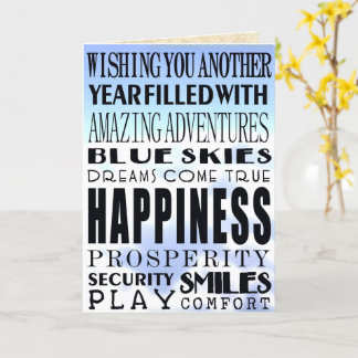 Birthday Wishes Card