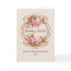 BIRTHDAY WISHES card