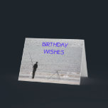 BIRTHDAY WISHES CARD<br><div class="desc">LONE FISHER MAN.</div>