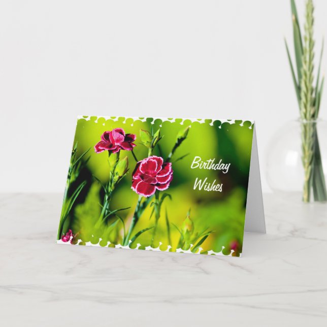 Birthday wishes card (Front)