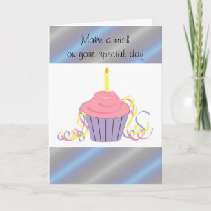 Birthday Wishes Cupcake Card