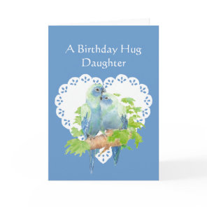 Birthday Wishes Daughter from Mother Parrot Bird Card